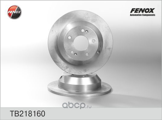 FENOX TB218160 Диск тормозной задний