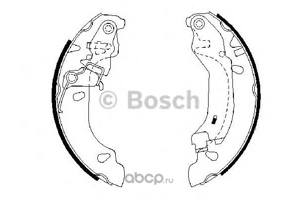 Bosch 0986487669 Комплект тормозных колодок