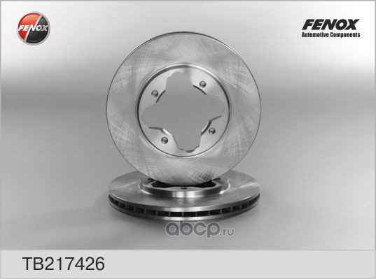 FENOX TB217426 Диск тормозной передний