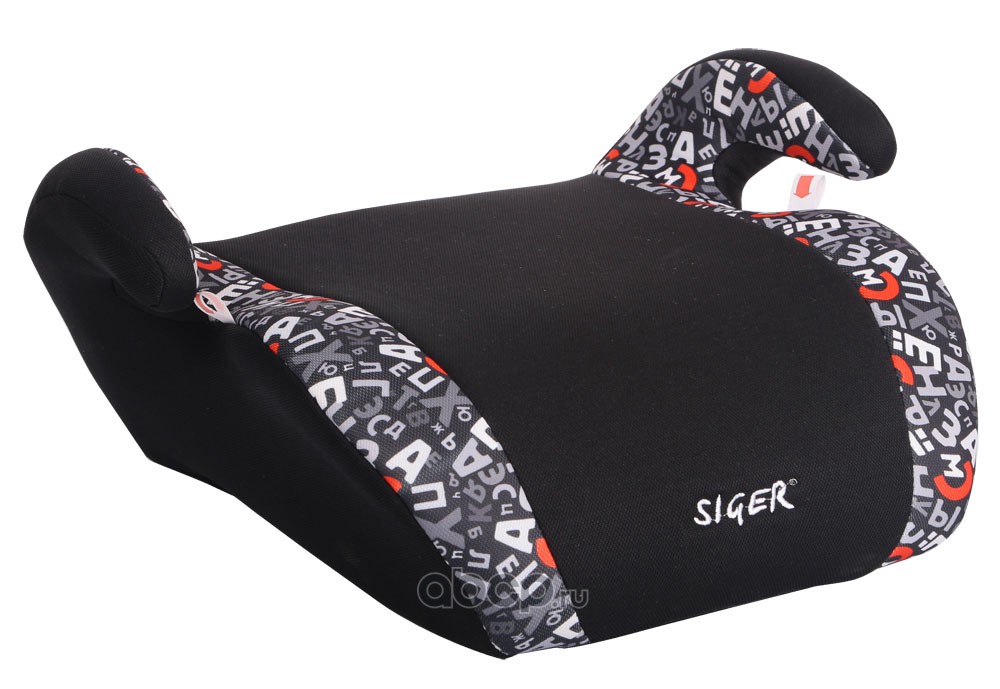Siger KRES0317 Детское автомобильное кресло SIGER ART &quot;&quot;Мякиш плюс&quot;&quot; алфавит, 6-12 лет, 22-36 кг, группа 3