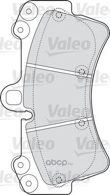 Valeo 598656 Brake Pad Set, disc brake