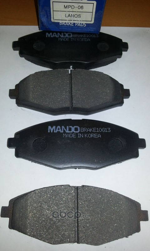 Mando MPD06 Колодки тормозные передние MPD06