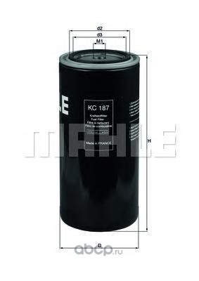Mahle/Knecht KC187 Топливный фильтр