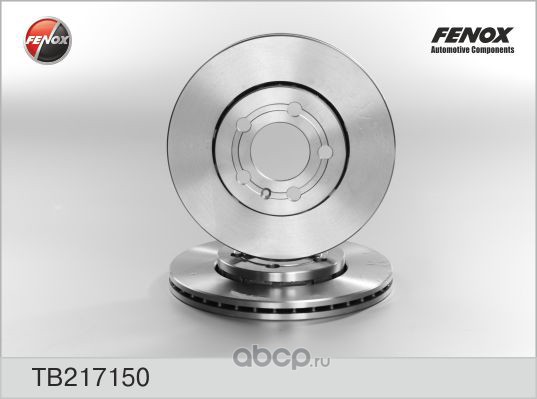 FENOX TB217150 Диск тормозной передний VAG A2/Fabia/Octavia/VW Polo /Vent.D=256mm