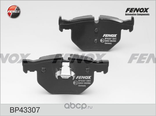 FENOX BP43307 Колодки тормозные задние