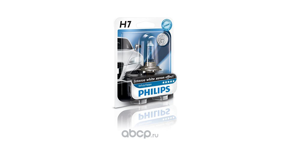 Philips 12972WHVB1 Лампа H7 12972 WHV 12V 55W PX26D            B1