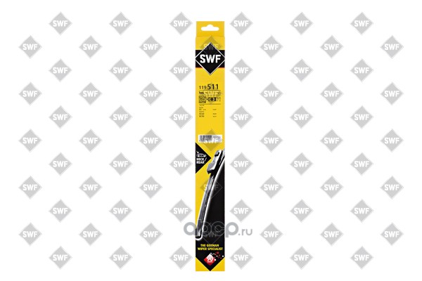Swf 119511 Щетка стеклоочистителя задняя 380 мм бескаркасная 1 шт Visioflex