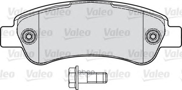 Valeo 598892 Brake Pad Set, disc brake
