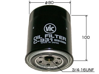 VIC C931 Фильтр масляный