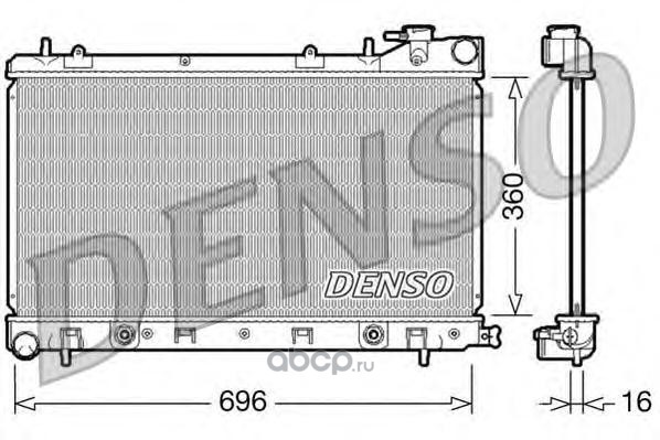 Denso DRM36002 Радиатор основной