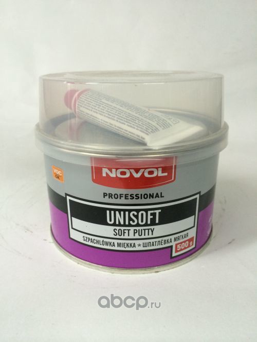 Novol 1151 Шпатлевка Unisoft полиэфирная, 0,5кг