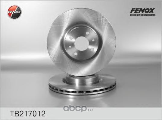 FENOX TB217012 Диск тормозной передний FIAT Bravo/Doblo/Marea/Stilo 2001-> /Vent D=284mm