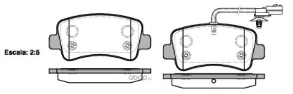Remsa 143901 Колодки дисковые з Opel Movano 2.3CDTi FWD 10