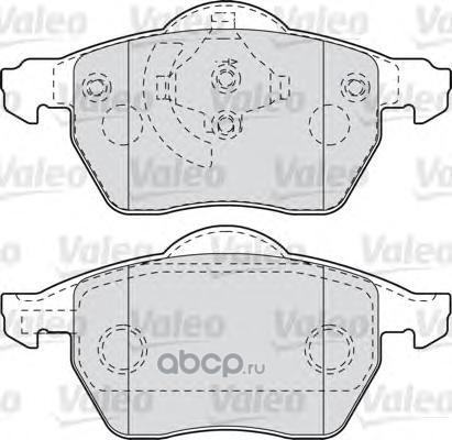 Valeo 598483 Brake Pad Set, disc brake