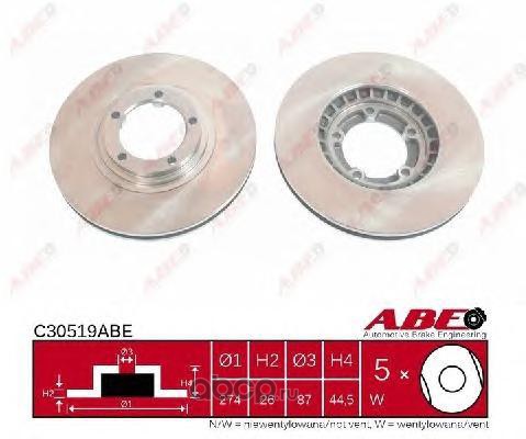 ABE C30519ABE Тормозной диск