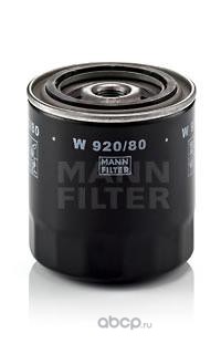 MANN-FILTER W92080 Масляный фильтр
