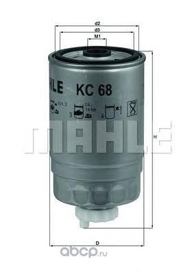 Mahle/Knecht KC68 Фильтр топливный