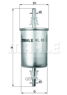 Mahle/Knecht KL83 Фильтр топливный