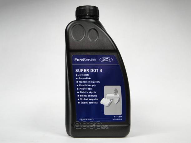 Жидкость тормозная DOT 4, Brake Fluid SUPER, 1л 1675574