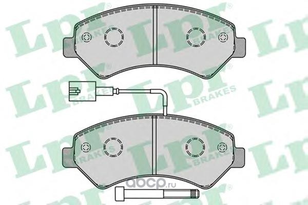Lpr 05P1288 Комплект тормозных колодок, дисковый тормоз