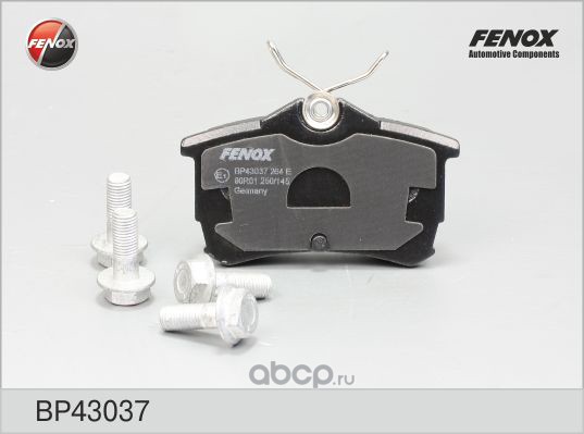 FENOX BP43037 Колодки тормозные задние