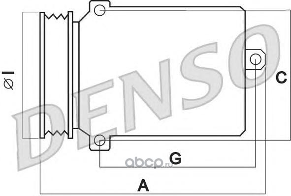 Denso DCP05042 Компрессор кондиционера