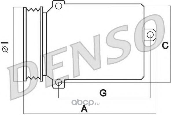 Denso DCP28010 Компрессор кондиционера
