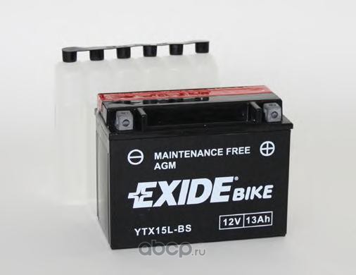 EXIDE YTX15LBS Стартерная аккумуляторная батарея
