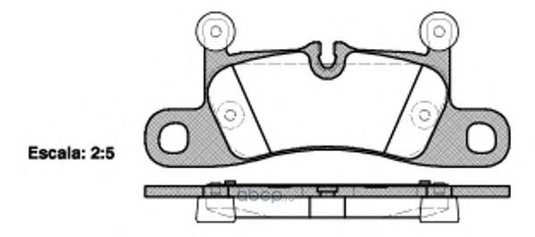 Remsa 137910 Комплект тормозных колодок, дисковый тормоз