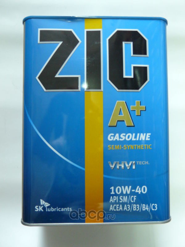 Zic 163393 Масло моторное полусинтетика 10w-40 4 л.