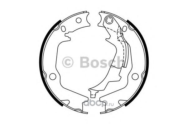Bosch 0986487769 Комплект тормозных колодок, стояночная тормозная система