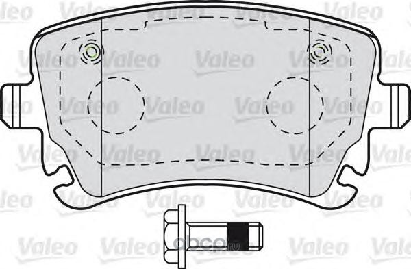 Valeo 598671 Brake Pad Set, disc brake