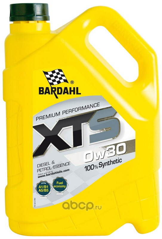 Bardahl 36133 Масло моторное XTS 0W-30 синтетическое 5 л