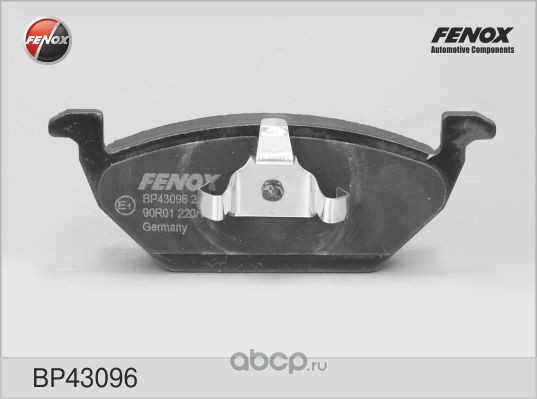 FENOX BP43096 Колодки тормозные передние