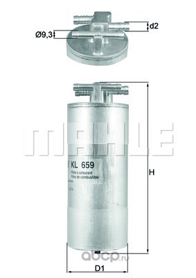 Mahle/Knecht KL659 Фильтр топливный