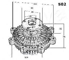 Ashika 3605502 Сцепление, вентилятор радиатора