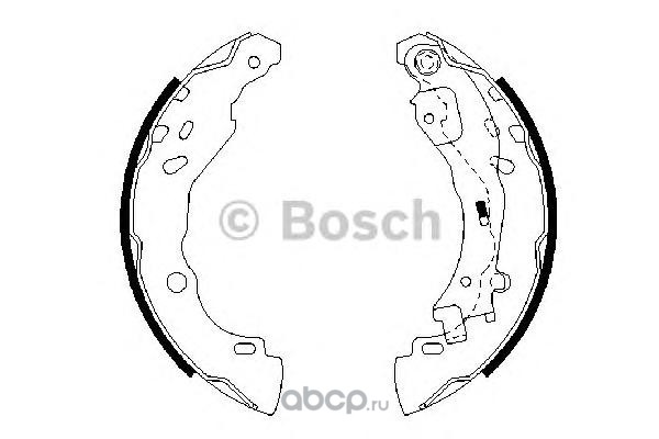 Bosch 0986487690 Комплект тормозных колодок