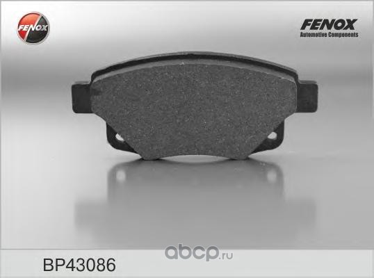 FENOX BP43086 Колодки тормозные задние