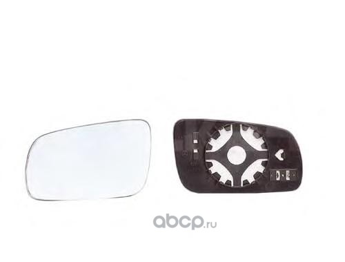 ALKAR 6439127 Стекло зеркала левое, асферическое с подогревом / SEAT,VW Passat-V,Polo,Sharan
