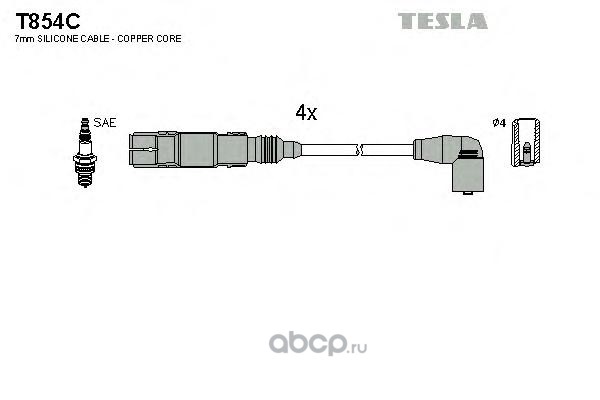 TESLA T854C Провода высоковольтные