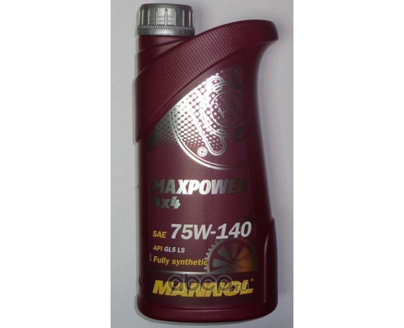 MANNOL SG10200 Масло трансм. Дифференциал синтетика, 75W-140 GL-5 1л