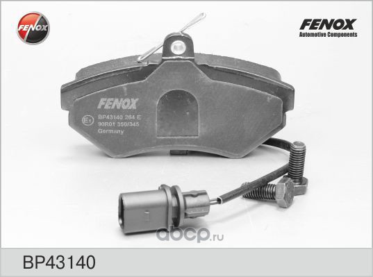 FENOX BP43140 Колодки тормозные передние