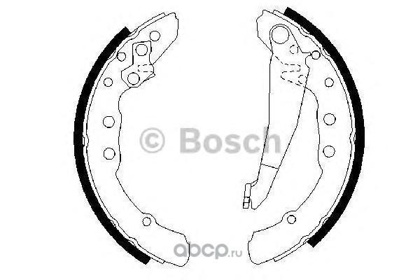 Bosch 0986487281 Комплект тормозных колодок