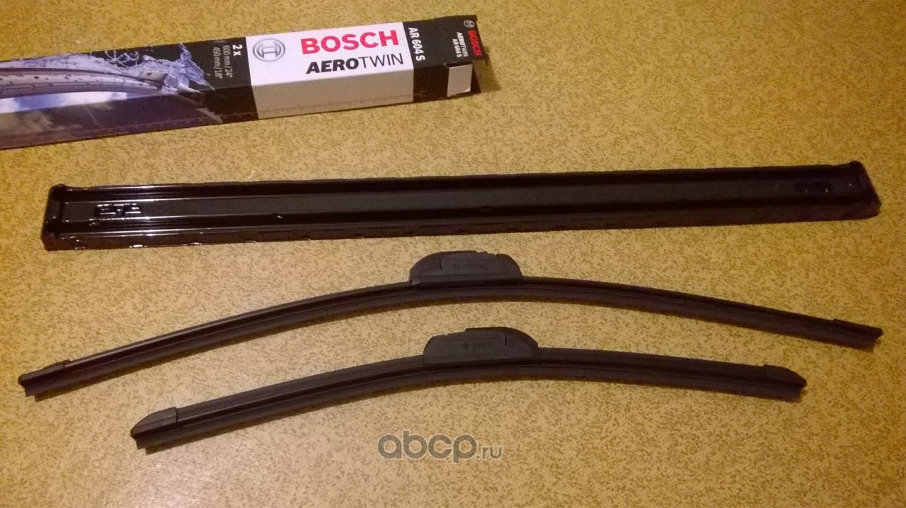 Bosch 3397118908 Щетка стеклоочистителя 600/450 мм бескаркасная комплект 2 шт AeroTwin
