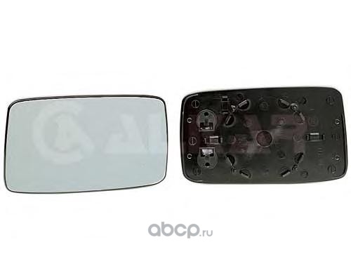 ALKAR 6471125 Стекло зеркала левое, асферическое с подогревом и эл.регулировкой / Seat, VW Golf III, Vento