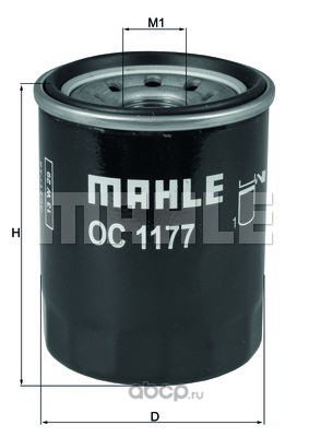 Mahle/Knecht OC1177 Фильтр масляный