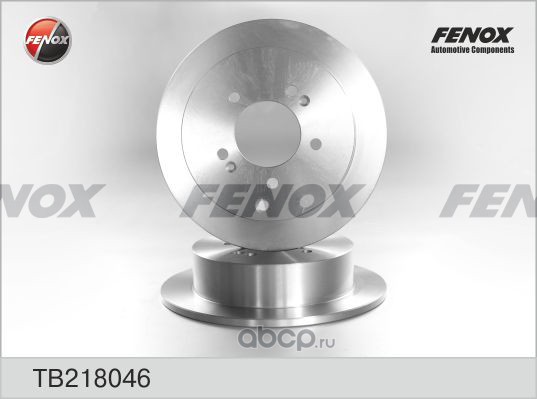 FENOX TB218046 Диск тормозной задний HYUNDAI Sonata/Tucson/KIA Magentis/Sportage II