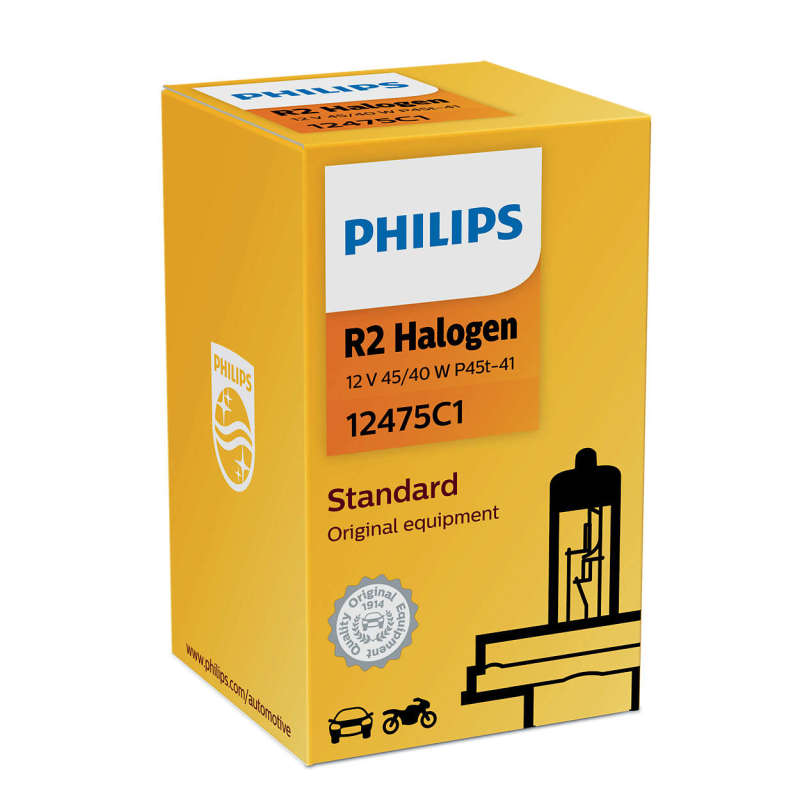 Philips 12475C1 Лампа автомобильная HR2 12V- 45/40W (P45t) Visio