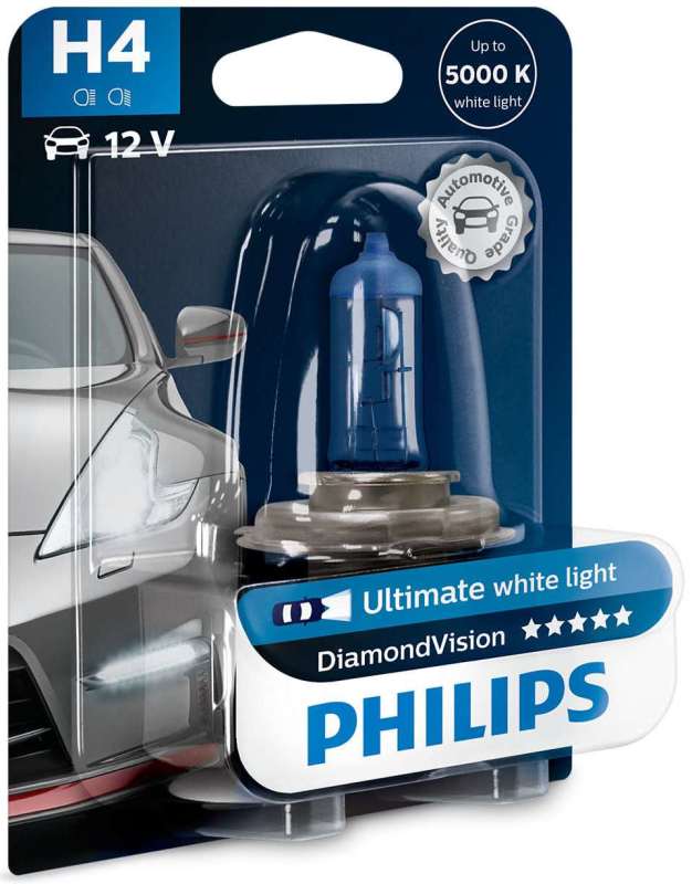 Philips 12342DVB1 Лампа H4 12342 DV 12V 60/55W P43T-38        B1