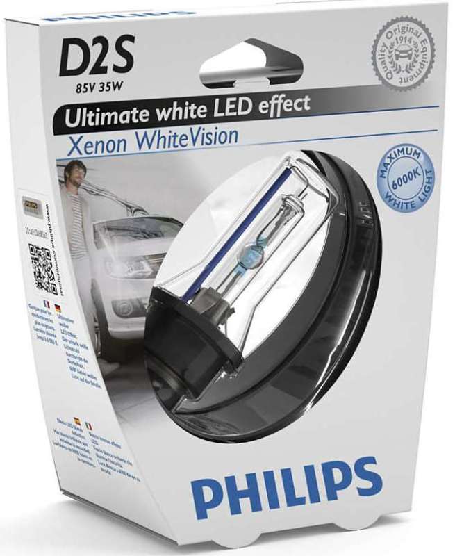 Philips 85122WHVS1 Лампа D2S 85122 WHV 85V 35W P32D-2          S1